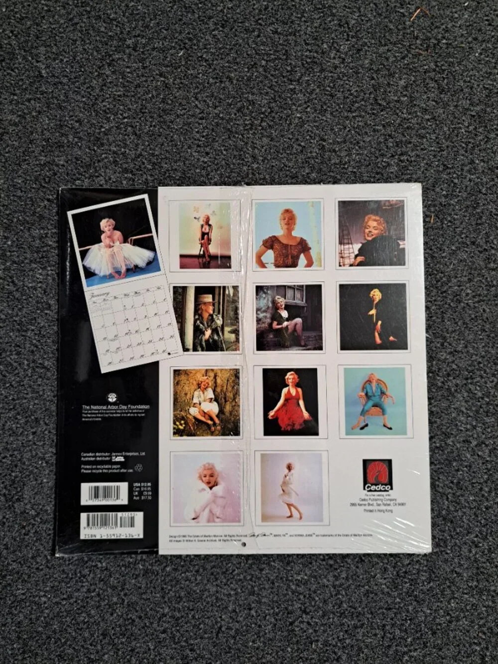 NEW Vintage 1997 Marilyn Monroe Calendar